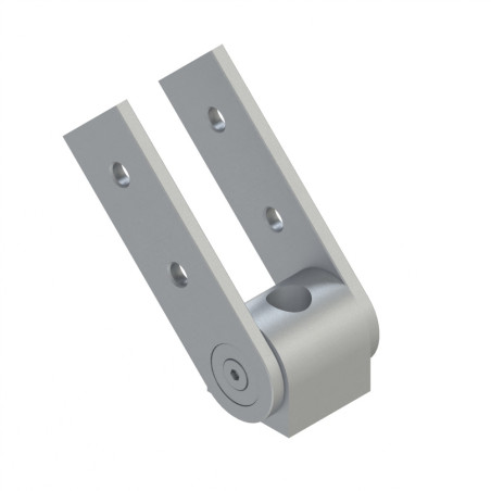 Articulation profilé aluminium – Rainure 8 mm – 40x40 mm - Bras d'Appui