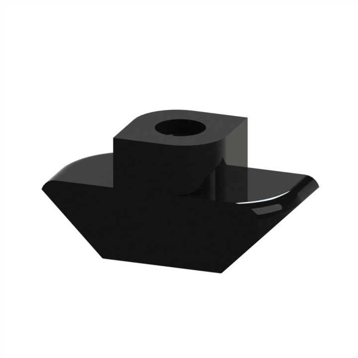 Ecrou à tête rectangulaire profilé aluminium - PA - Rainure 8 mm