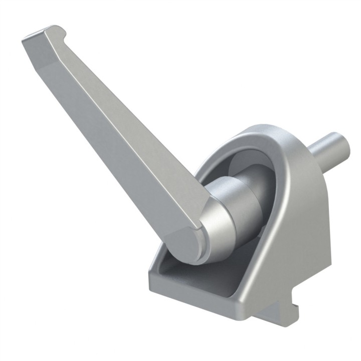 Equerre de bridage profilé aluminium – Rainure 8 mm - A poignée