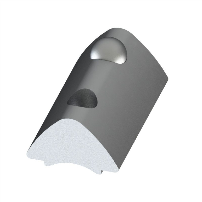 Ecrou rainuré profilé aluminium 6 ST - Taraudage M4  - Rainure 6 mm - Elcom shop