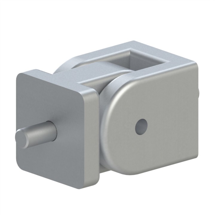 Articulation profilé aluminium – Rainure 8 mm – 40x40 mm - A Roulement