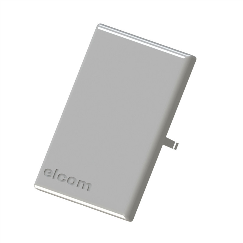Cache équerre profilé aluminium – Rainure 8 mm – Section 40x40 mm - Gris