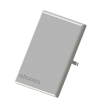 Cache équerre profilé aluminium – Rainure 8 mm – Section 40x40 mm - Gris