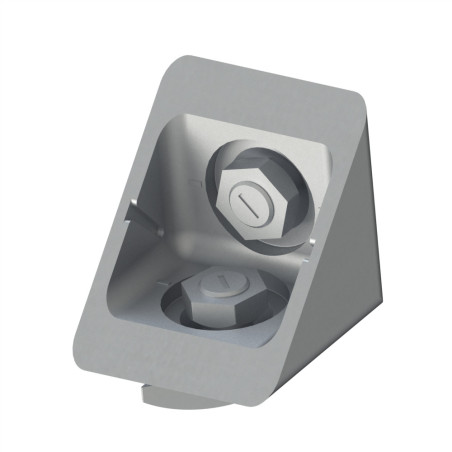 Equerre automatique profilé aluminium – 8 mm - Section 40x40 mm - Al