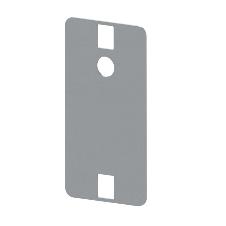 Joint de rayon profilé aluminium - Rainure 8 mm – 80x40 mm - 1R80