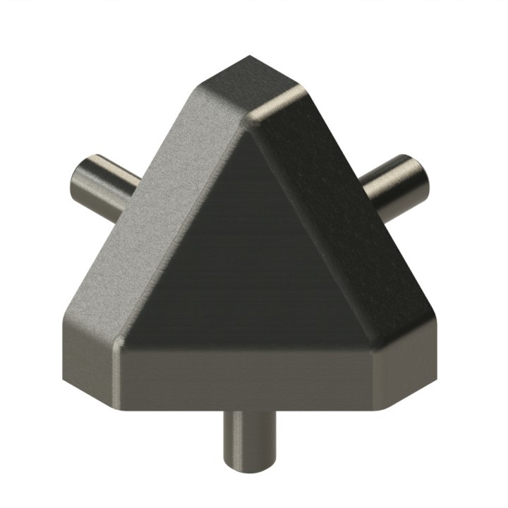 Kit raccord d’angle profilé aluminium – 8 mm – 40x40-45° – Gris