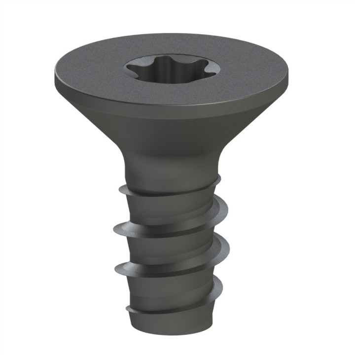 Vis autotaraudeuse profilé - 8 SF – Filetage M7.1x16 - Rainure 8 mm - Noir