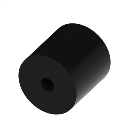 Butée élastique profilé aluminium - Cylindrique - M8 – D30x30