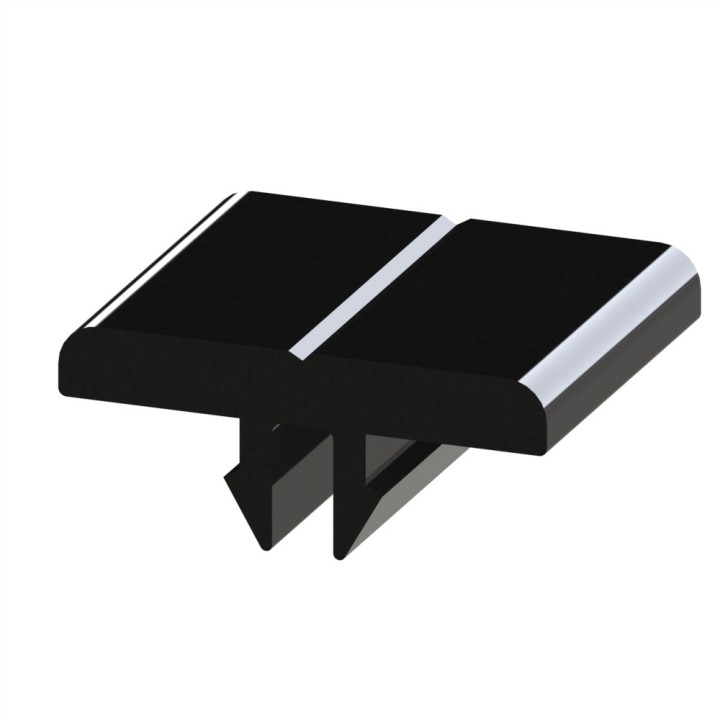 Profilé de glissement (Barre de 2 m) - Rainure 6 mm - ESD