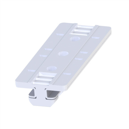 Coulisseau profilé aluminium - 8 mm - 80x40 mm