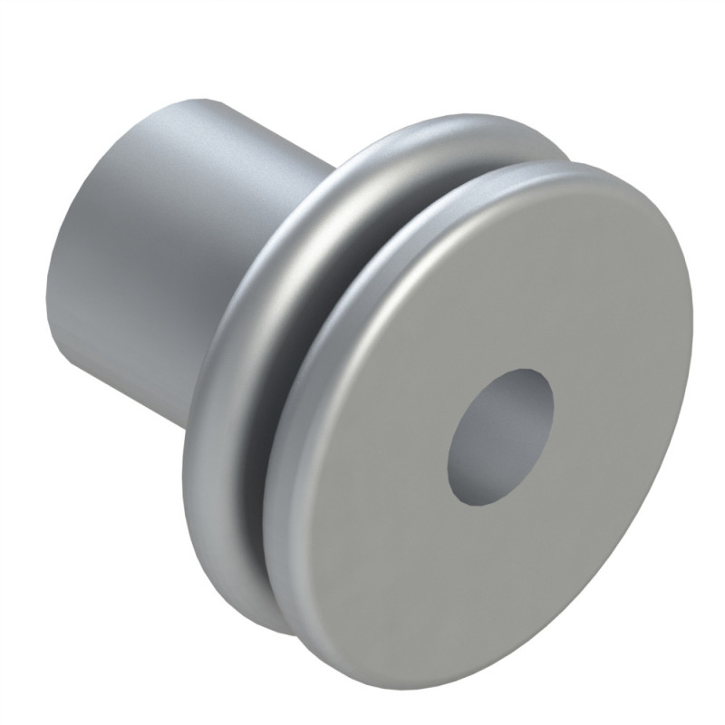 Galet de rainure profilé aluminium - Rainure 8 mm - L