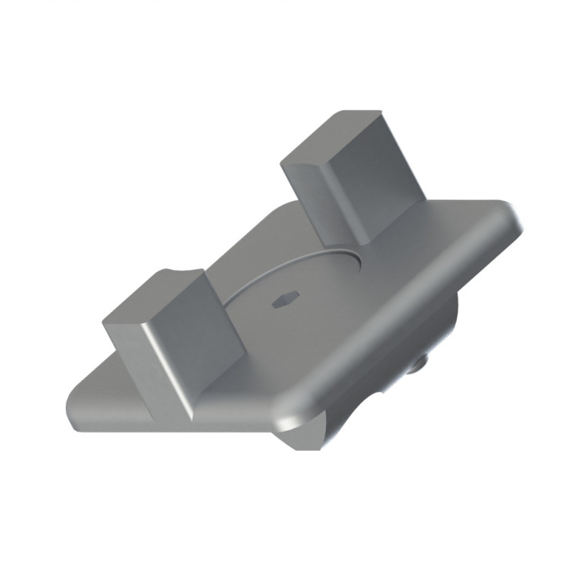 Insert coulissant profilé aluminium - 8 mm