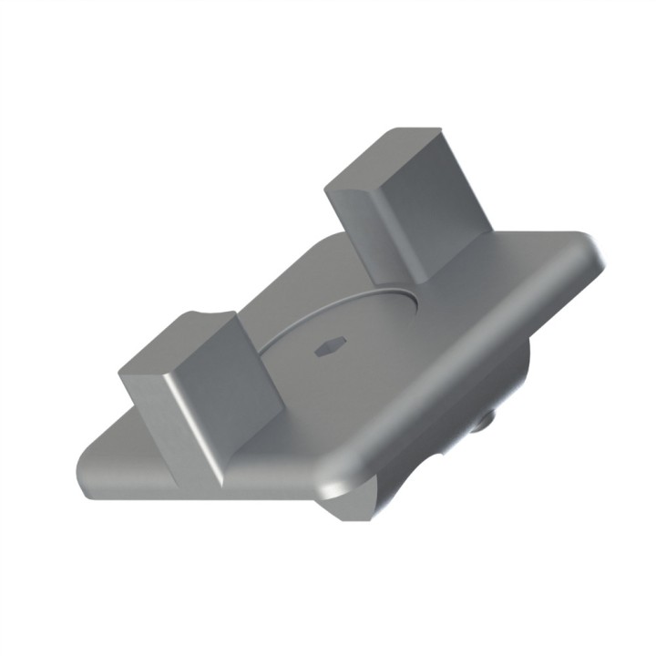 Insert coulissant profilé aluminium - 8 mm