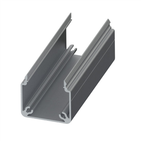 Goulotte profilé aluminium - U - 40x40 mm - SE
