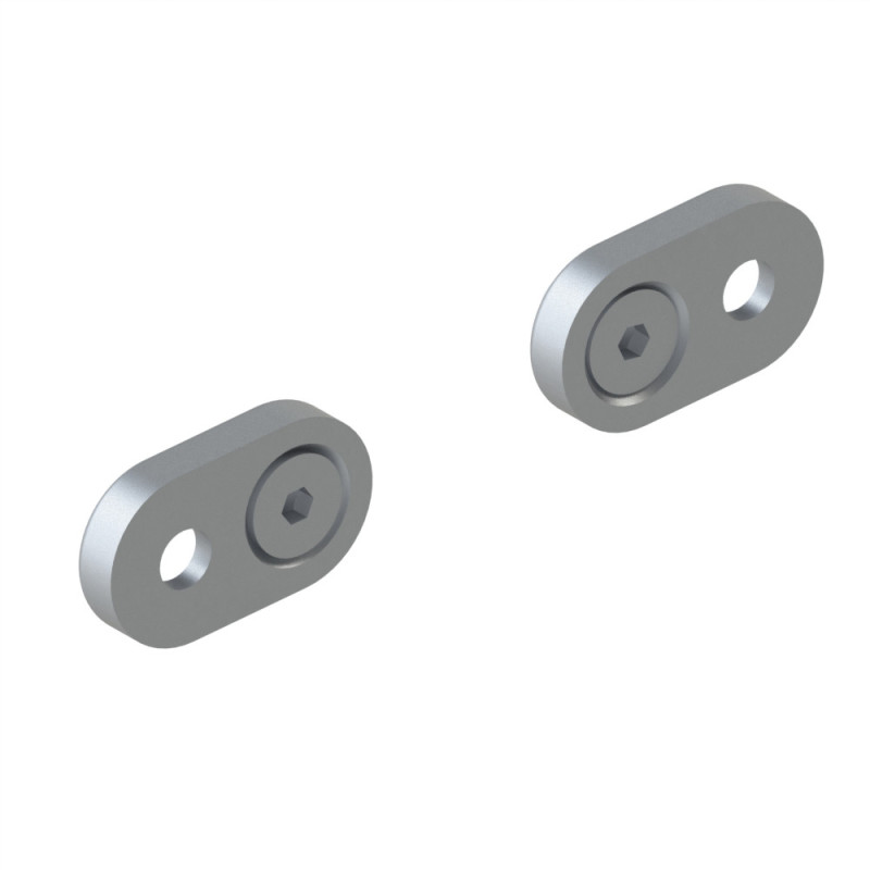 Kit fixation poignée profilé aluminium – Al – 120/160 - 8 40