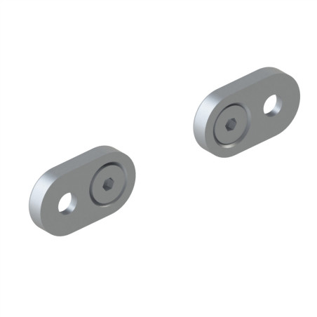 Kit fixation poignée profilé aluminium – Al – 120/160 - 8 40