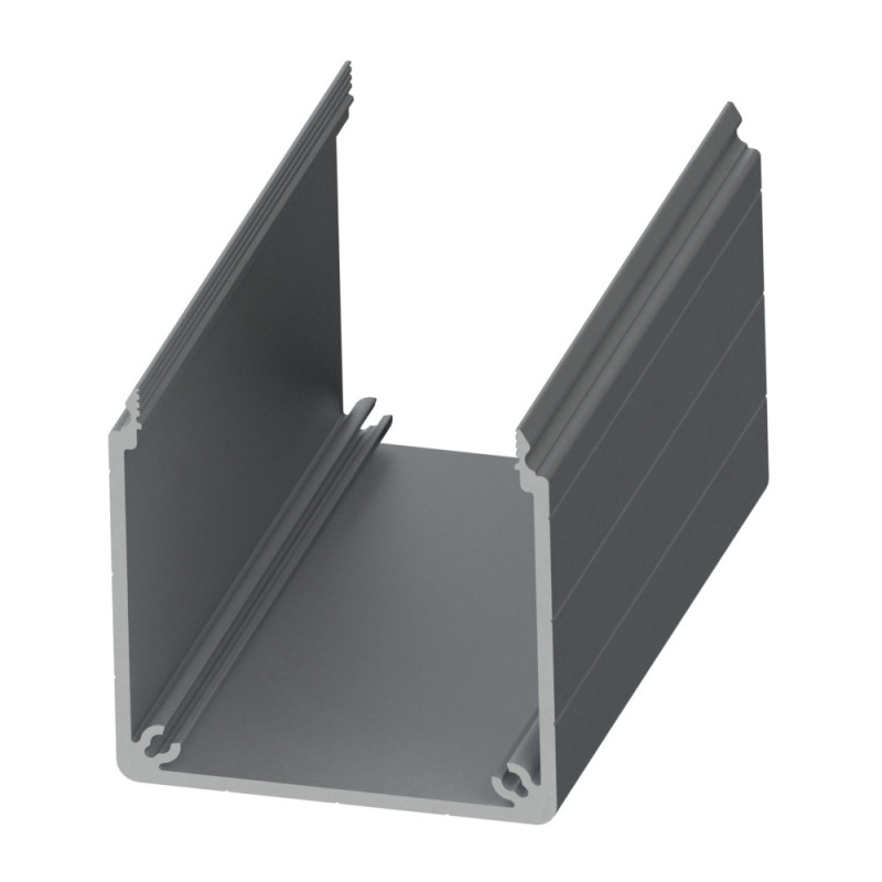 Goulotte profilé aluminium - U - 60x60 mm - SE