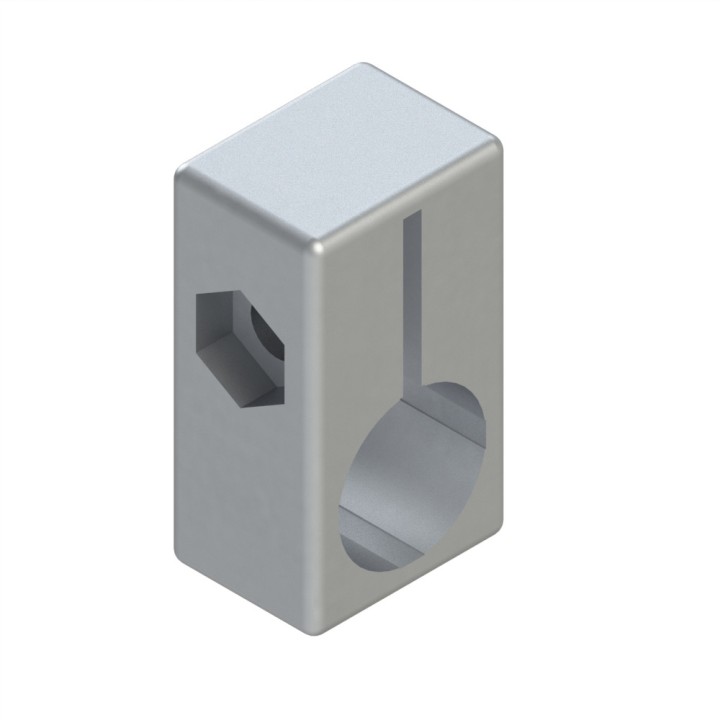Support détecteur profilé aluminium – D12