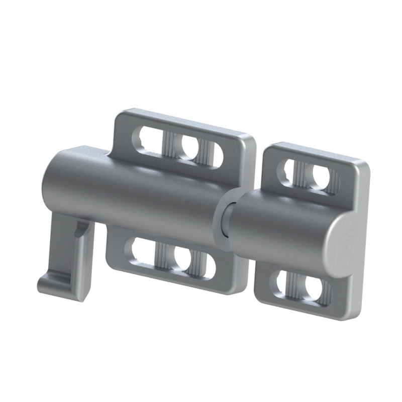 Loquet de verrouillage profilé aluminium – A ressort - 8 mm