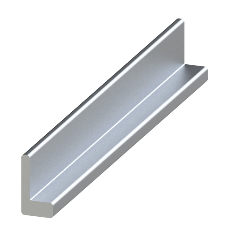 Profilé aluminium de bordure - Rainure 6 mm - 15x8 mm