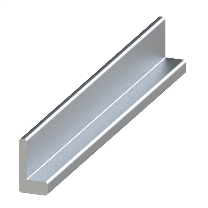 Profilé aluminium de bordure - Rainure 6 mm - 15x8 mm