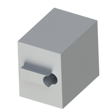 Entretoise profilé aluminium - Rainure 8 mm