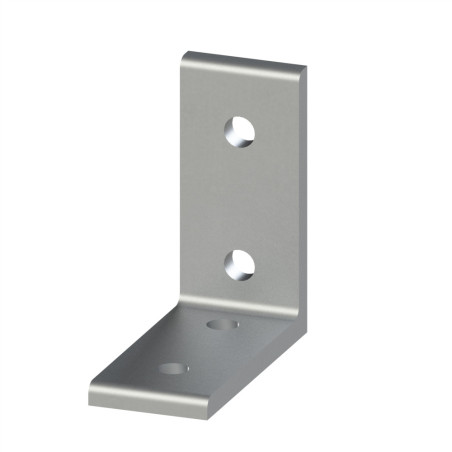 Equerre d’assemblage profilé aluminium (Boîte de 10 unités) - V4 – Section 30x60 mm
