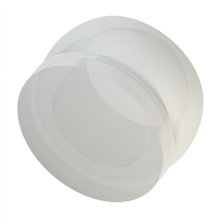 Bouchon profilé aluminium – D11 - Translucide - Elcom shop