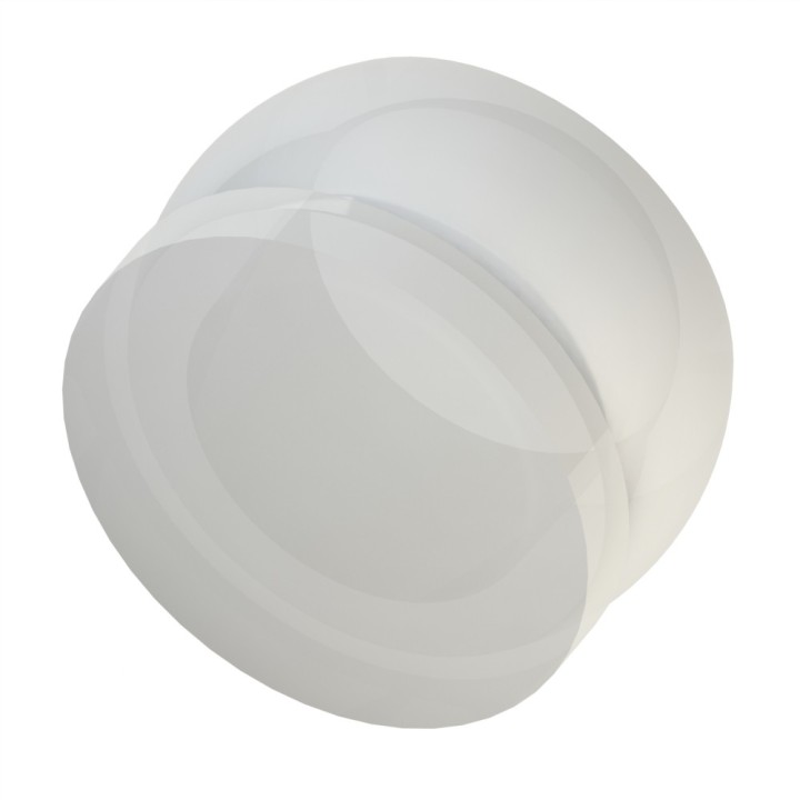 Bouchon profilé aluminium – D11 - Translucide - Elcom shop