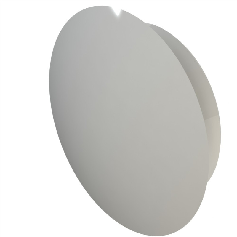 Bouchon profilé aluminium – D15x20x6 - Gris - Elcom shop