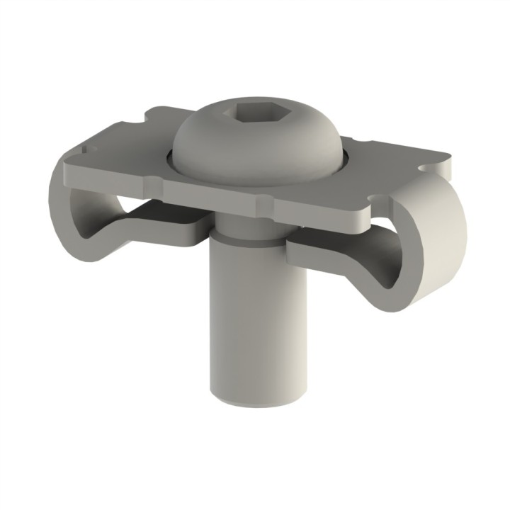 Fixation standard profilé aluminium – Rainure 8 mm - ESD - Elcom shop
