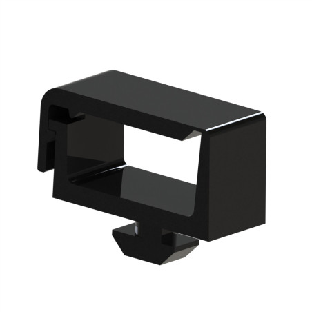 Bloc attache câble profilé aluminium - Mono - 8 mm - 40 mm