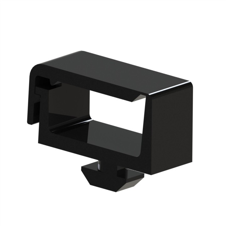 Bloc attache câble profilé aluminium - Mono - 8 mm - 40 mm