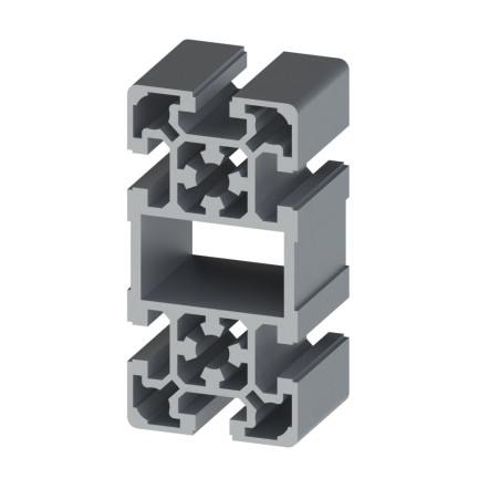Profilé aluminium – Rainure 10 mm – 100x50 mm – Léger