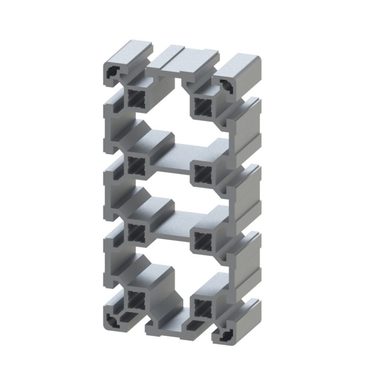 Profilé aluminium – Rainure 10 mm – 160x80 mm – Léger
