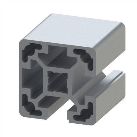 Profilé aluminium - Rainure 10 mm – 40x40 mm - 2N90 – Léger