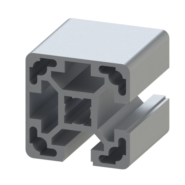 Profilé aluminium - Rainure 10 mm – 40x40 mm - 2N90 – Léger