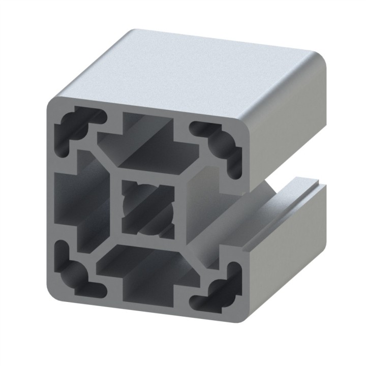 Profilé aluminium – Rainure 10 mm – 40x40 mm - 3N – Léger