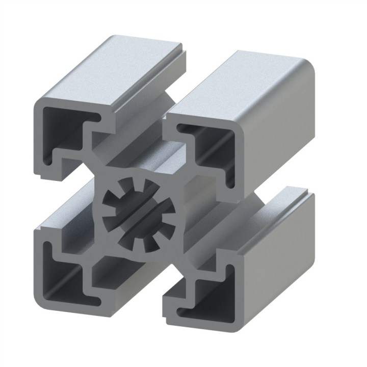Profilé aluminium – Rainure 10 mm – 45x45 mm – Lourd