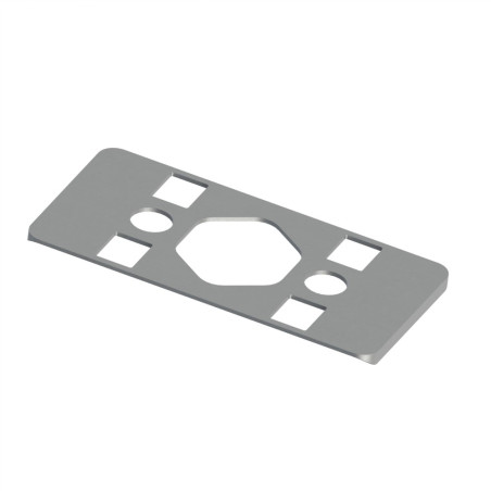 Joint de rayon 8 profilé aluminium –  80x40 mm - R40 - Elcom shop