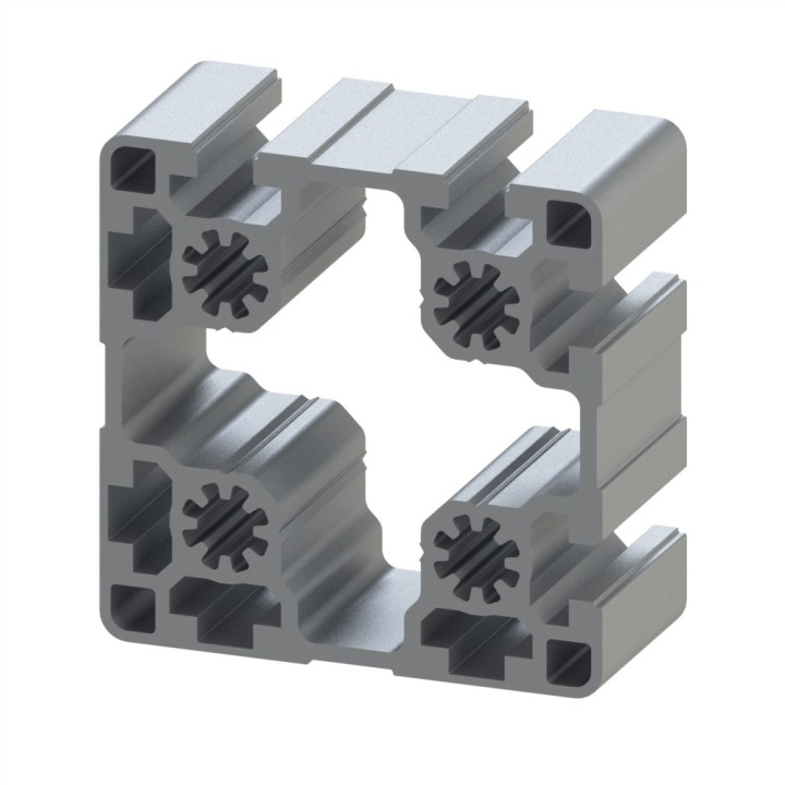 Profilé aluminium – Rainure 10 mm – 90x90 mm - 4N90 – Léger