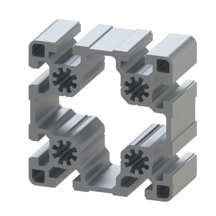Profilé aluminium – Rainure 10 mm – 90x90 mm – Léger