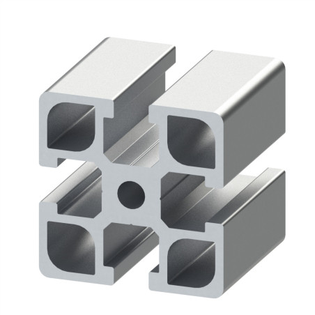 Profilé aluminium - Rainure 8 mm - Section 45x45 mm - Lourd