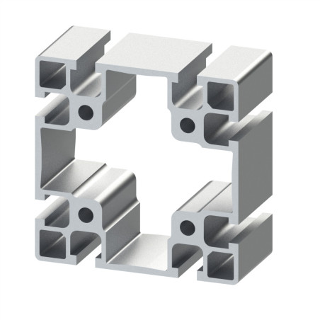 Profilé aluminium - Rainure 8 mm - 90x90 mm - Léger