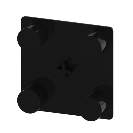 Embout profilé aluminium – Rainure 8 mm – Section 45x45 mm - Noir