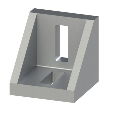 Equerre profilé aluminium – Section 43x43x43 mm - Al - Sablé