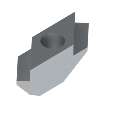Ecrou profilé aluminium - Taraudage M6 - Rainure 8 mm - Zn - 1/4 de tour - A ergot