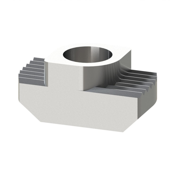 Ecrou à tête rectangulaire profilé – Taraudage M8 – Rainure 10 mm - Inox
