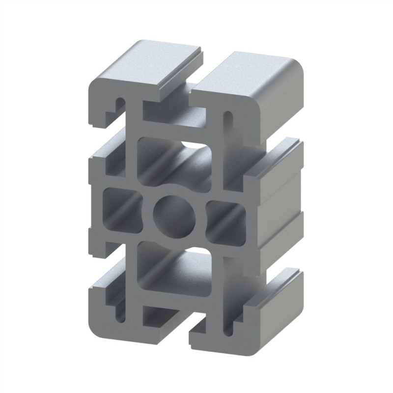 Profilé aluminium – Rainure 10 mm – 90x60 mm