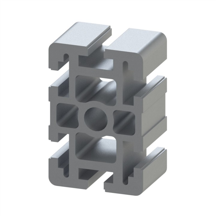 Profilé aluminium – Rainure 10 mm – 90x60 mm